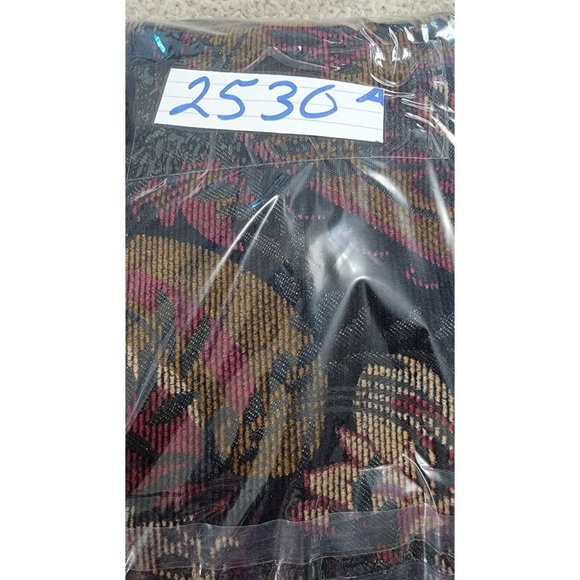 Units Womens Multicolored Reversible Tapestry Long Jacket Side Slits Medium Tall - Picture 13 of 14